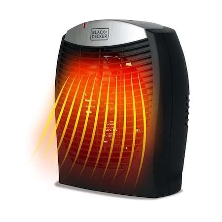 Black & Decker 1500 Watt Electric Fan Compact Heater with E-Saver Function BHDE1706